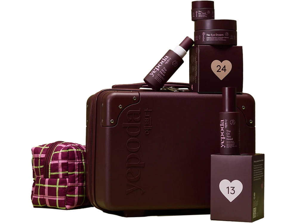 Valise beauté Yepoda avec produits